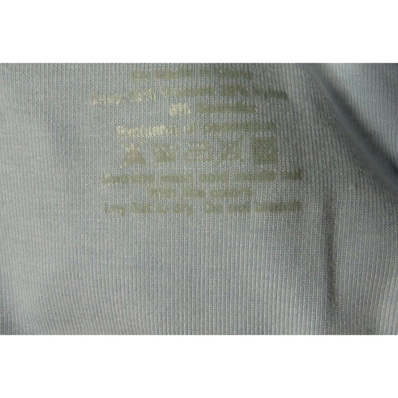 OGL Light Blue Soft Stretchy Corset Look Balloon Sleeve Top Size XL - Picture 10 of 10